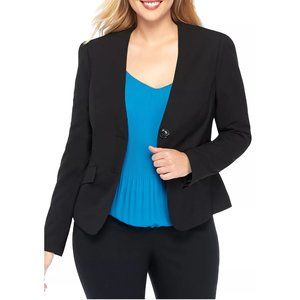 NWT Womens Plus Size 20W The Limited Collection Collarless One-Button Blazer NEW